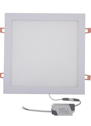 Світильник врізний led square al511 downlight 24w-220v-1700l-4000k alum tnsy