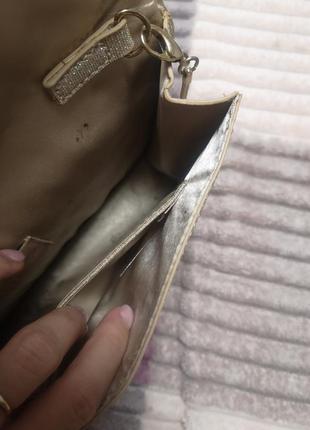 Золотистий клатч mohito 4