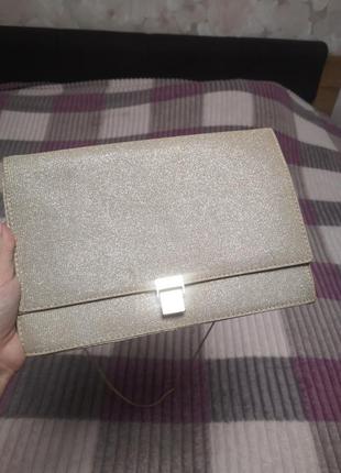 Золотистий клатч mohito 6