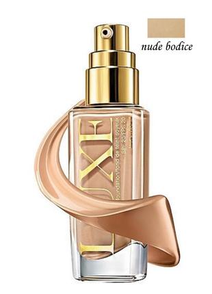 Уцінка! тональний крем для обличчя - avon luxe foundation spf 20 ( відтінок nude bodice)