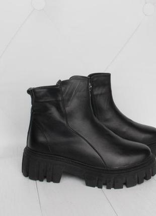 Зимние кожаные ботинки, сапоги 39, 40 размера2 фото
