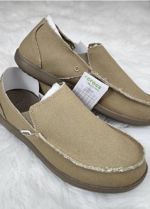 Мужские мокасины crocs santa cruz2 фото