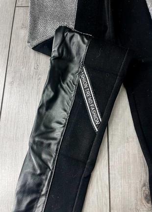 Теплі лосіни легінси на флісі 3