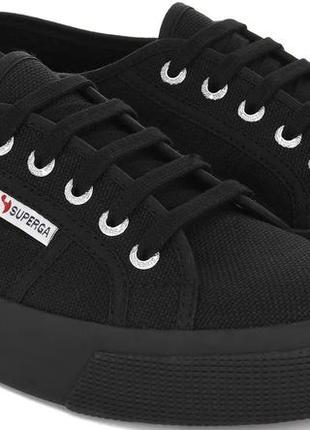 Кеды superga 2730 cotu черные 44 eu2 фото