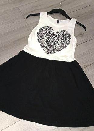 Летнее короткое платье h&m