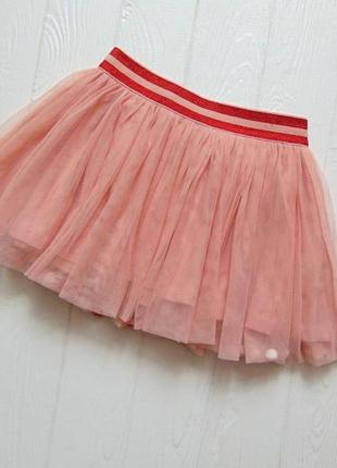 Hema. размер 3-4 года, рост 98-104 см. нарядная юбка для девочки1 фото