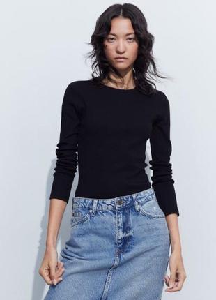 Лонг h&m лонгслив