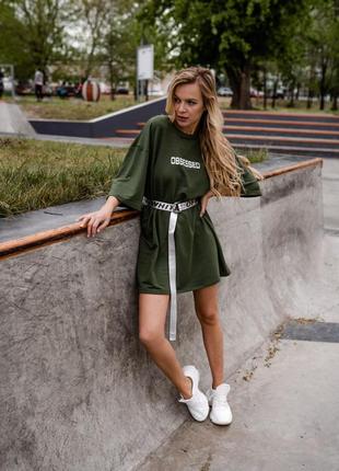 Спортивное платье оверсайз