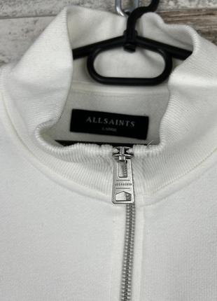 Мужской свитшот allsaints 1/4 zip кофта толстовка6 фото