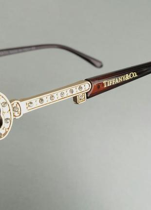 Tiffany and co очки женские солнцезащитные коричневые с градиентом9 фото