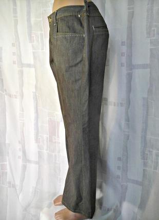 Серо-коричневые джинсы3 фото