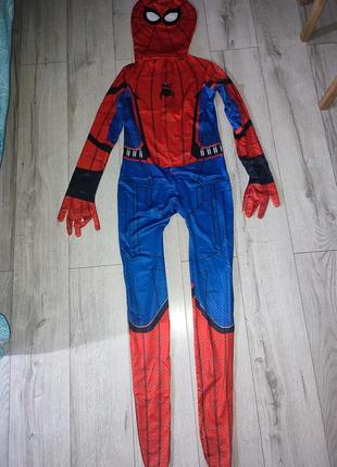 Детский костюм спайдермен, человек паук на 3-4, 5-6, 7-8, 9-10 лет3 фото