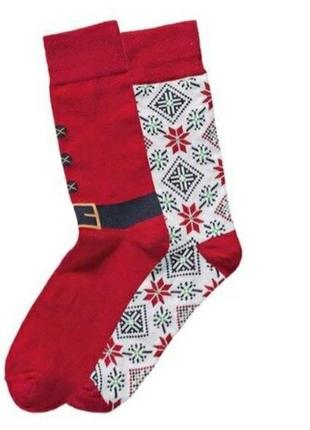 Чоловічі новорічні шкарпетки livergy германія, розмір 39-42