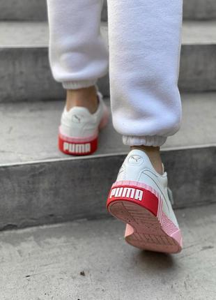 Шикарные женские кроссовки puma cali в белом цвете (36-40)6 фото