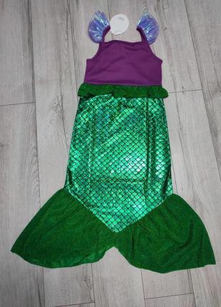 Детский костюм, платье ариэль, русалка, русалочка на 3-4, 5-6, 7 лет3 фото