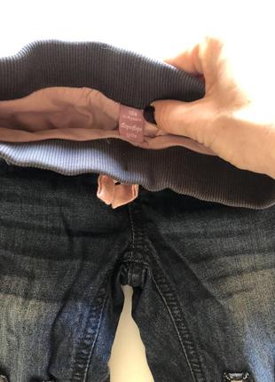 Брюки, джинсы, утепленные коттоновым подкладом на девочку4 фото