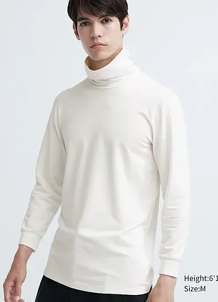 Uniqlo heattech cotton (extra warm) гольф термо