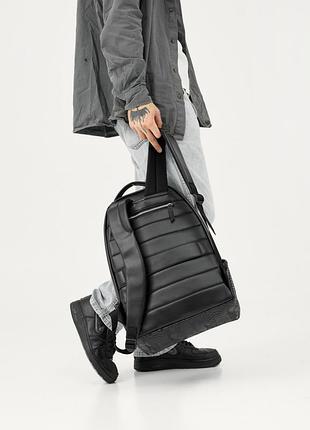 Мужской рюкзак sambag zard dart черный крокодил8 фото