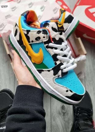 Мужские кроссовки nike sb dunk low ben &amp; jerry's chunky dunky1 фото