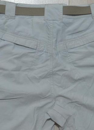 Чоловічі трекінгові шорти бриджі  columbia titanium / s розмір3 фото
