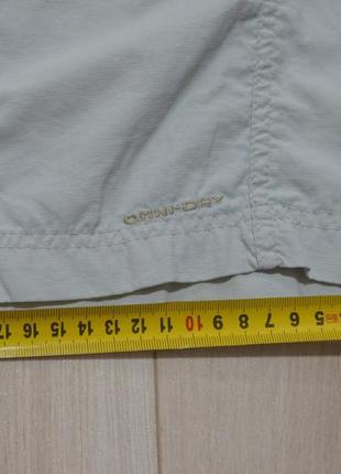Чоловічі трекінгові шорти бриджі  columbia titanium / s розмір6 фото