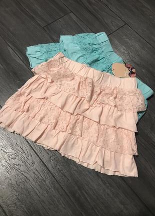 Красивая юбка с ажурными воланами2 фото