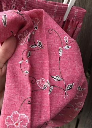 Шикарная юбка в складку, плиссированная юбка цветочный принт4 фото
