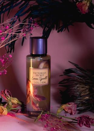 Парфюмированный спрей victoria's secret. love spell golden