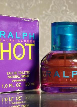 Ralph lauren ralph hot edt 30мл. редкость. снятость