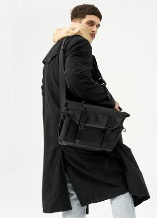 Мужская сумка sambag dart для ноутбука черная
