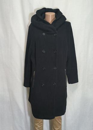 Демісезонне пальто з капюшоном. розмір 44.