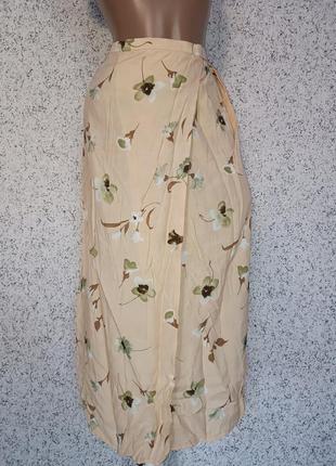 Летняя юбка на запах2 фото