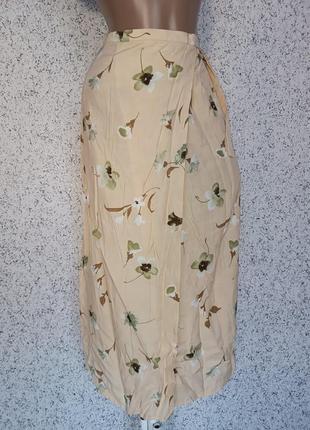 Летняя юбка на запах4 фото
