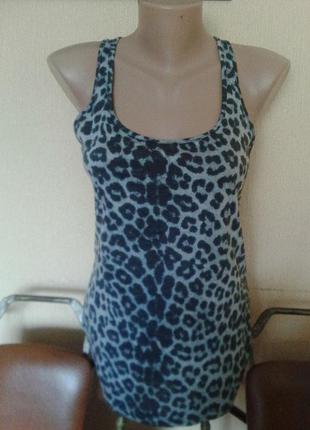 Фірмова німецька майка-топ в звіриний принт від fishbone