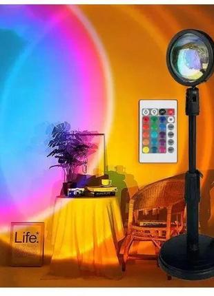 Кольорова лампа rgb (16 різних кольорів) для фотографій з ефектом заходу сонця з дистанційним керуванням7 фото