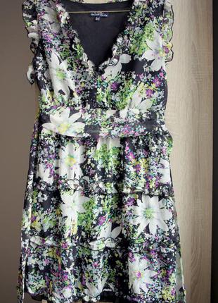 Якісне візкозне плаття принт м