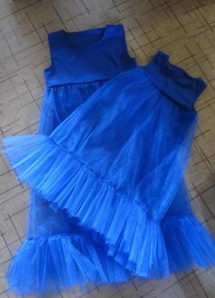 Сукня комплект з фатином1 фото