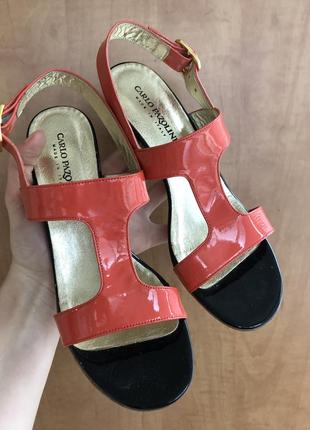 Carlo pazolini нові коралові босоніжки 39 розміру {25.3 см}