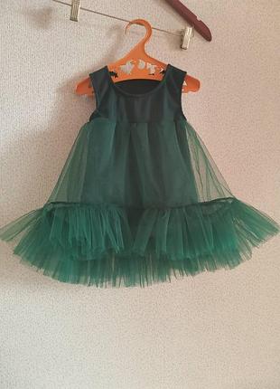 Платье с фатином