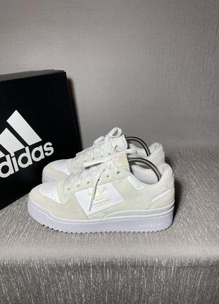 Оригінальні шкіряні кросівки adidas forum bold w