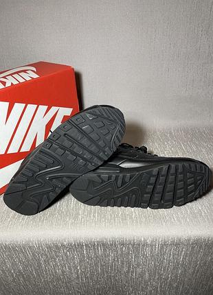 Шкіряні оригінальні кросівки nike air max9 фото