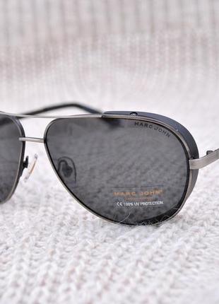 Фірмові сонцезахисні окуляри крапля з бічною шорою marc john polarized mj0782