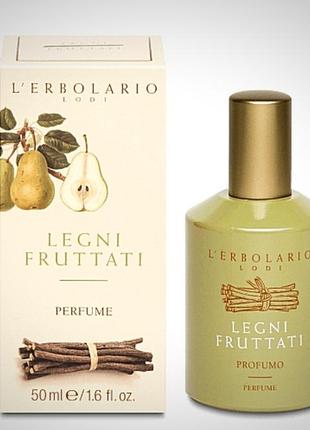 L'erbolario, italy, legni fruttati,элитный органический unisex-парфюм "фруктовый лес", 50 мл