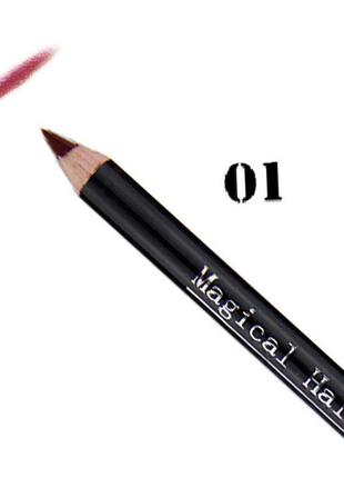 ❤олівeць для губ червоний бордовий лайнeр lip liner magical halo карандаш бордовый|обмен2 фото