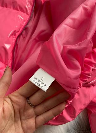 Виниловая куртка дутик, лакированная дута курточка💗