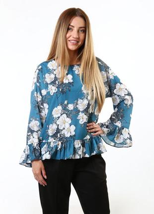 Блуза indresser бірюзовий (in-f0830я041б-turquoise)