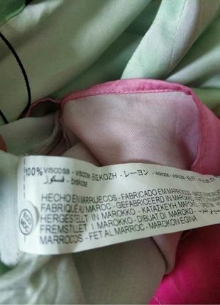 Zara трендова неймовірна сорочка з ефектом тай-дай віскоза  оверсайз бренд зара  zara, р.s7 фото