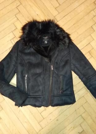 Дубленка замшевая