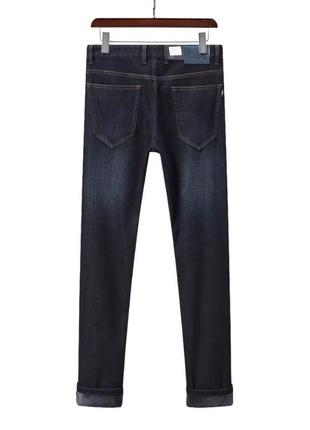 Утепленные зимние мужские джинсы на флисе lee 32,33,34,36,384 фото