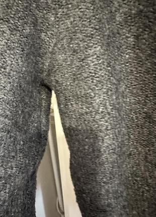 Объемный серый свитер под горло sinsay4 фото
